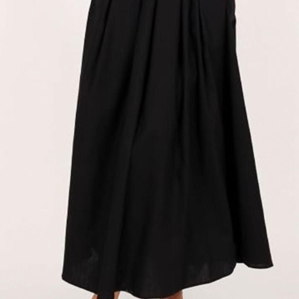 Petal-pup Women's Black Casual-dresses - Picture 4 of 7